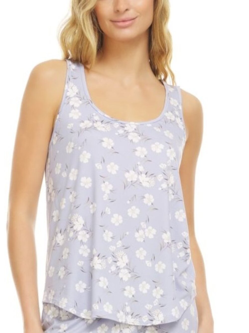 Flora by Flora Nikrooz Womens Lace-Trim Tank Top